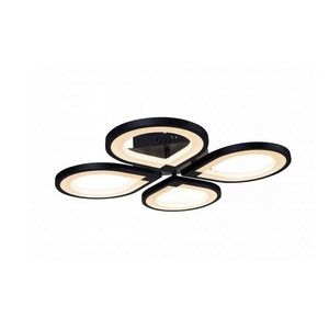 Изображение товара Потолочная люстра светодиодная диммируемая с пультом 6885/4 BK iLedex Clover с цветами