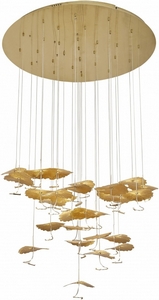 Изображение товара Подвесной светильник iLedex Lotus 8827P-19 BR BRASS