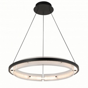 Изображение товара Подвесной светильник светодиодный с пультом iLedex Meridian C4716-60 MBK кольцо