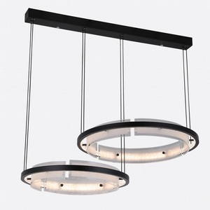 Изображение товара Подвесной светильник светодиодный с пультом iLedex Meridian C4716-78 MBK кольцо