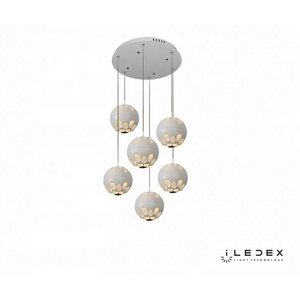 Изображение товара Подвесной светильник светодиодный P1009-6 WH iLedex Mob шарики