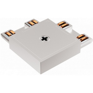 Изображение товара Коннектор питания угловой для ультратонкого шинопровода iLedex Vision48/25 POWER CONNECT 4825-L-TYPE - WH