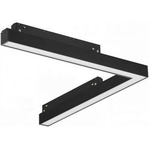 Изображение товара Трековый магнитный светильник угловой 48V iLedex Vision48/22 SMART 4822-013-L320-16W-110DG-BK (Умный дом, Алиса)