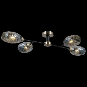 Изображение товара Потолочная люстра на штанге ILLUMICO IL0285-4CSQ-79 BK AB