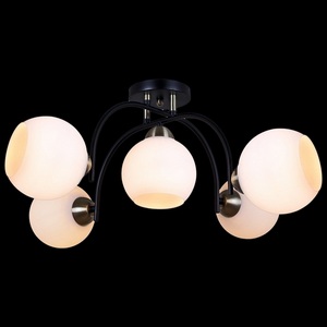 Изображение товара Потолочная люстра на штанге ILLUMICO IL0250-5CSQ-79 BK AB