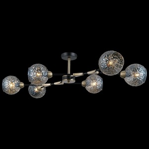 Изображение товара Потолочная люстра на штанге ILLUMICO IL0253-6CSQ-79 BK AB