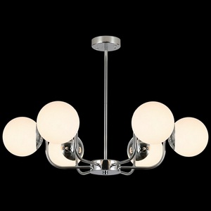 Изображение товара Потолочная люстра на штанге ILLUMICO IL0167-6P-79 CR в форме шара