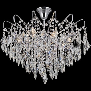 Изображение товара Потолочная люстра хрустальная на штанге ILLUMICO IL3352-7CSQ-39 CR