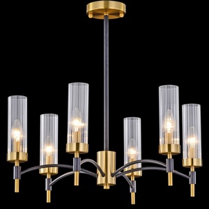 Изображение товара Потолочная люстра на штанге ILLUMICO IL5177-6PLS-29 BRASS TUBO