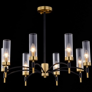 Изображение товара Подвесная люстра штанге ILLUMICO IL5177-8PLS-29 BRASS TUBO