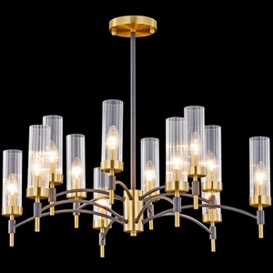 Изображение товара Потолочная люстра на штанге ILLUMICO IL5177-6+6PLS-29 BRASS TUBO