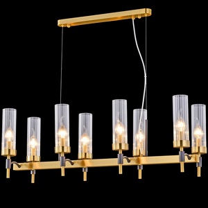 Изображение товара Подвесная люстра ILLUMICO IL5177-8LLS-29 BRASS TUBO
