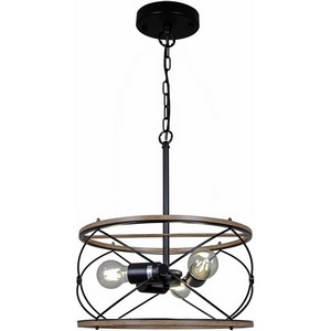 Изображение товара Подвесной светильник ILLUMICO IL1008-3P-05 BK WOOD