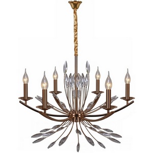 Изображение товара Подвесная люстра ILLUMICO IL2307-6POR-39 GD подсвечник