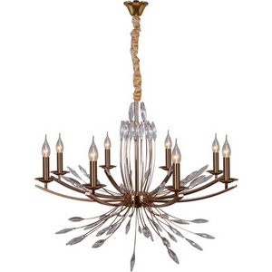 Изображение товара Подвесная люстра ILLUMICO IL2307-8POR-39 GD подсвечник