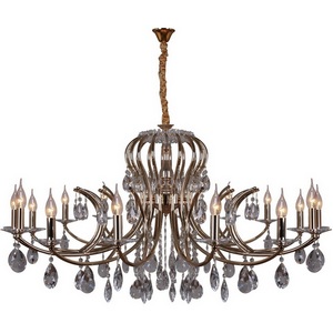 Изображение товара Подвесная люстра хрусталь ILLUMICO IL2326-16POR-39 GD подсвечник