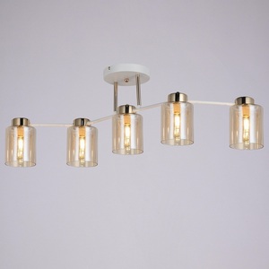Изображение товара Потолочная люстра на штанге ILLUMICO IL6111-5COU-79 WH GD Qui