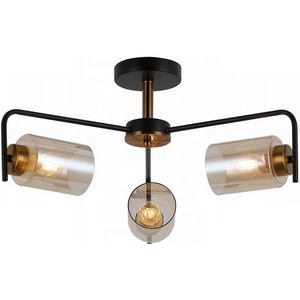 Изображение товара Потолочная люстра на штанге ILLUMICO IL8248-3COU-79 BK GD