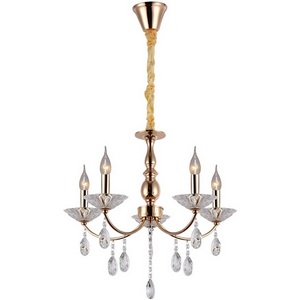 Изображение товара Подвесная люстра ILLUMICO IL1242-5PPA-29 GD подсвечник