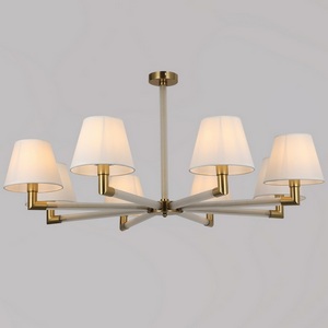 Изображение товара Потолочная люстра на штанге ILLUMICO IL0501-8P-79 BRASS