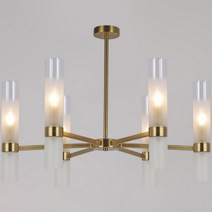 Изображение товара Потолочная люстра на штанге ILLUMICO IL0279-6P-79 BRASS