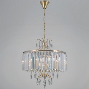 Изображение товара Подвесная люстра хрусталь ILLUMICO IL3519-5PSQ-24 AB LYRA