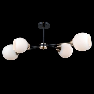 Изображение товара Потолочная люстра на штанге ILLUMICO IL0715-4CSQ-24 BK GD LIBRA