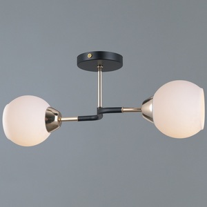 Изображение товара Потолочная люстра на штанге ILLUMICO IL0689-2CSQ-24 BK FGD LIBRA