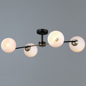 Изображение товара Потолочная люстра на штанге ILLUMICO IL0469-4CSQ-24 BK AB LIBRA