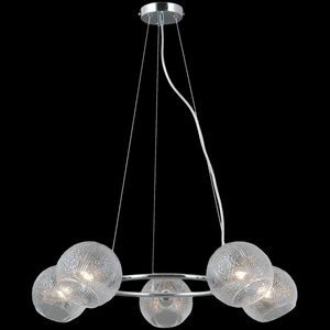 Изображение товара Подвесная люстра ILLUMICO IL0728-5PSQ-24 CR ARIES