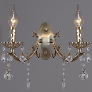 Изображение товара Бра ILLUMICO IL9927-2WSQ-24 AB CASTOR подсвечник с подвесками
