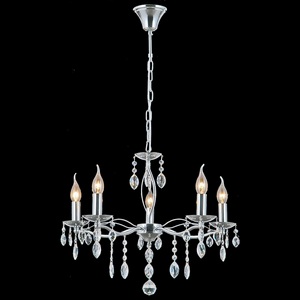 Изображение товара Подвесная люстра ILLUMICO IL0266-5PSQ-24 CR CASTOR подсвечник