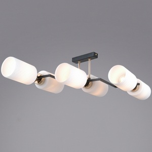 Изображение товара Потолочная люстра на штанге ILLUMICO IL0809-6ASQ-25 BK AB NAPLES