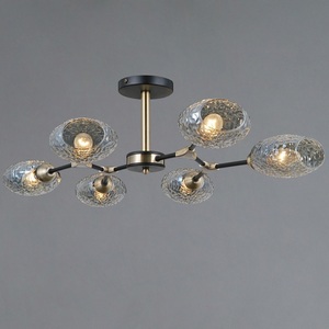 Изображение товара Потолочная люстра на штанге ILLUMICO IL0272-6CSQ-25 BK AB TRENTO