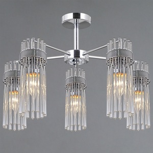 Изображение товара Потолочная люстра на штанге ILLUMICO IL0761-5CSQ-25 CR GENOA
