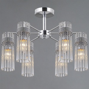 Изображение товара Потолочная люстра на штанге ILLUMICO IL0761-6CSQ-25 CR GENOA
