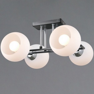 Изображение товара Потолочная люстра на штанге ILLUMICO IL0791-4CSQ-25 BK CR TRENTO