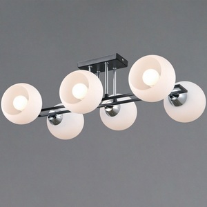 Изображение товара Потолочная люстра на штанге ILLUMICO IL0791-6CSQ-25 BK CR TRENTO