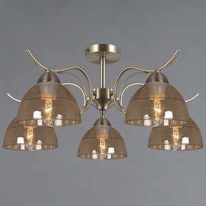 Изображение товара Потолочная люстра на штанге ILLUMICO IL0733-5CSQ-25 AB AREZZO