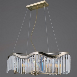Изображение товара Подвесная люстра хрустальная ILLUMICO IL3475-10PSQ-25AB ELITE