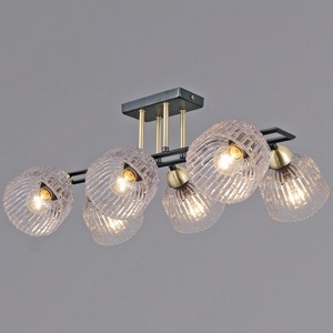 Изображение товара Потолочная люстра на штанге ILLUMICO IL0794-6SQ-25BKAB ELITE