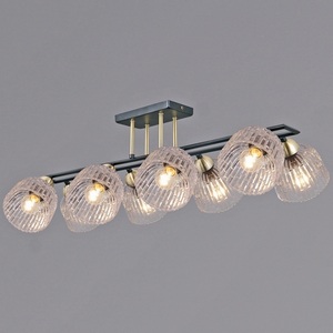 Изображение товара Потолочная люстра на штанге ILLUMICO IL0794-8CSQ-25BKAB ELITE