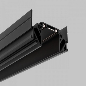 Изображение товара Магнитный шинопровод 1м для потолков встраиваемый 48V ПВХ Imex UT25 IL.0007.7001-BK