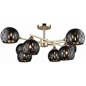 Изображение товара Потолочная люстра на штанге Imex MD.4211-8-S-GD+FGD