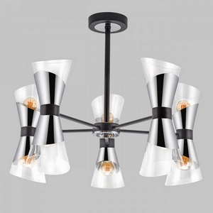 Изображение товара Потолочная люстра на штанге Imex MD.51913-10-S-BK+CH