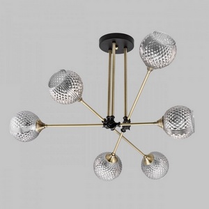 Изображение товара Потолочная люстра на штанге Imex MD.5299-6-S-AB+BK шарики