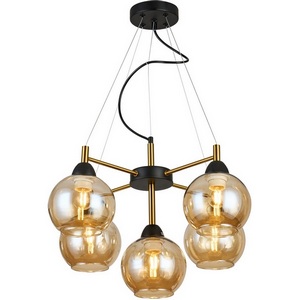 Изображение товара Подвесная люстра Imex MD.9056-5-P-BK+COP шарики