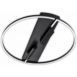 Изображение товара Потолочная люстра светодиодная 106W с поворотными спотами, пульт ДУ Imex PLC-7072-800-MBK