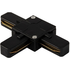 Изображение товара Соединитель «T» для однофазного шинопровода 220V для монтажа на поверхность Imex TR-T BK