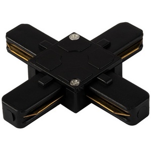 Изображение товара Соединитель «X» для однофазного шинопровода 220V для монтажа на поверхность Imex TR-X BK